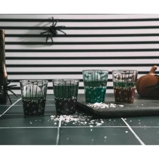 Silver Buffalo Disney The Nightmare Before Christmas 1.5-Ounce Mini Shot Glasses | Set of 4 image {8}