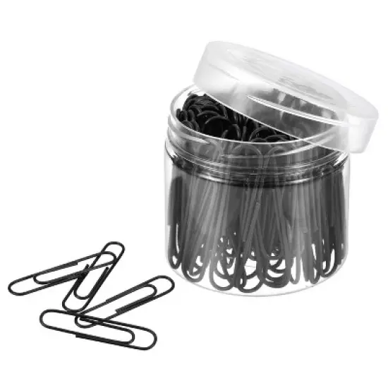 Unique Bargains Medium Metal Prevent Tearing Pages Home Office Paper Clip 100 Pcs image {5}