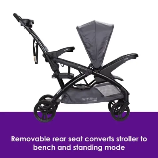 Baby Trend Sit N Stand Double 2.0 Stroller - Dash Gray image {7}