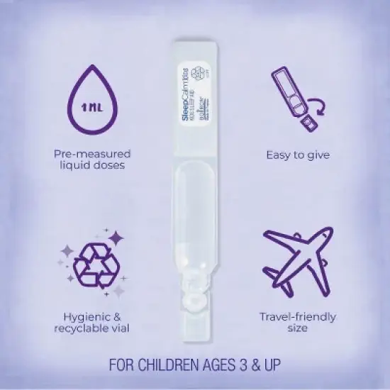 SleepCalm Kids by Boiron Homeopathic Medicine For Sleep Relief  -  15 Liquid Doses Liquid image {6}