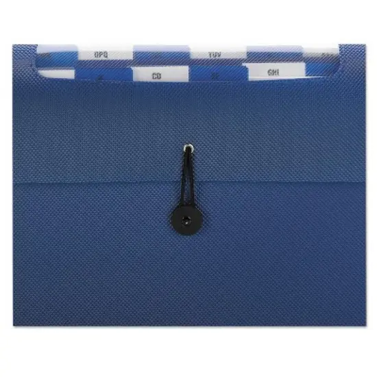 Smead Step Index Organizer 12-Pocket Letter Poly Navy 70902 image {4}