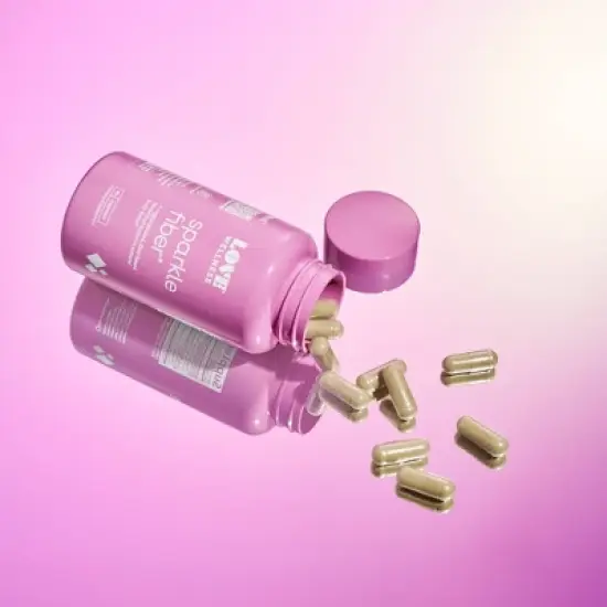 Love Wellness Sparkle Fiber Vegan Supplements for Easier Digestion & Regularity - 90ct image {4}