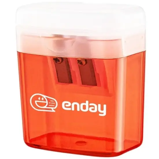 Enday 2-Hole Sharpener W/Recycle Bin image {14}
