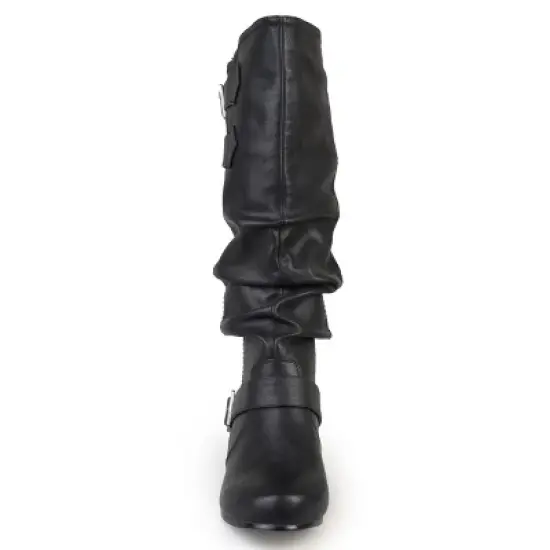 Journee Collection Womens Tiffany Hidden Wedge Mid Calf Boots image {5}