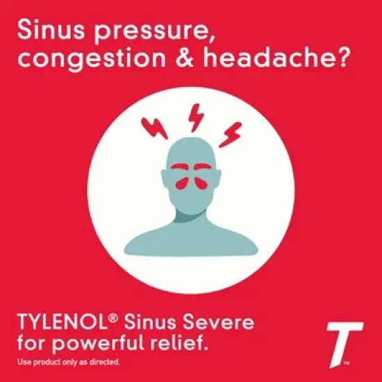 Tylenol Acetaminophen Sinus + Headache Caplets - 24ct image {2}