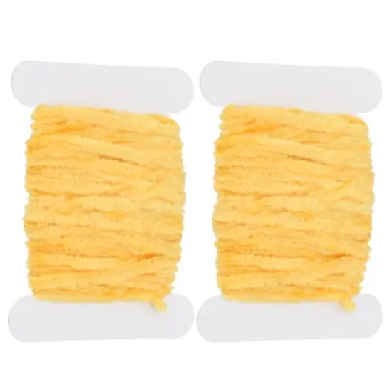 Unique Bargains Rayon Chenille Thick Thread Material Fly Tying 16.4ft 2 Pcs image {7}