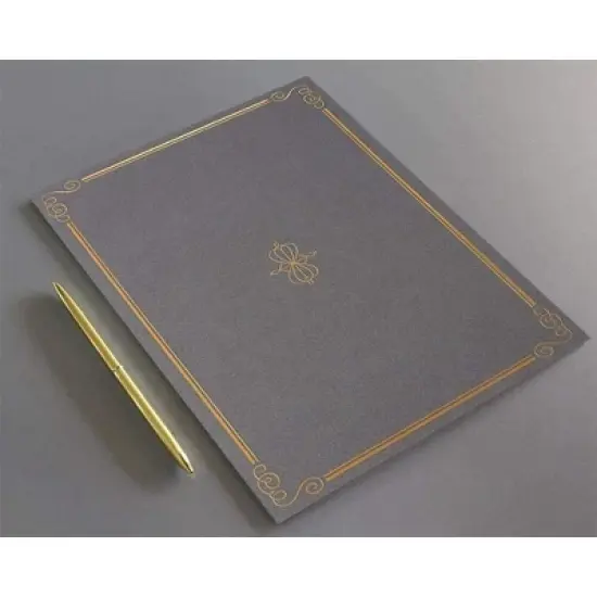 Best Paper Greetings 12 Pack Award Certificate Holder, Folder & Cover for Letter Size Documents, Files & Graduation Diploma, Grey image {4}