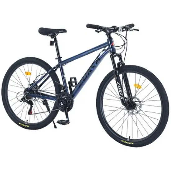 DSVIMOY Bicycles, 27.5 Inch Mountain Bike for Women and Men, 21 Speed Mountain Bike, Blue, 68.8"*26.37"*39.37" image {5}