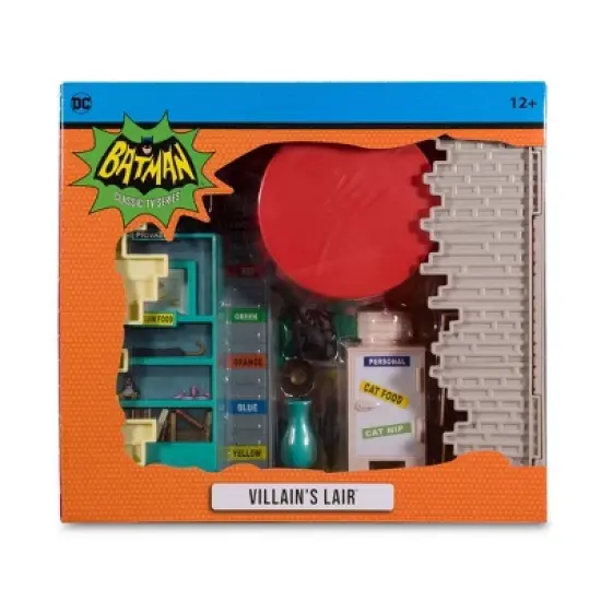 DC Retro Batman 66 Action Figure - Villian's Lair Playset image {1}