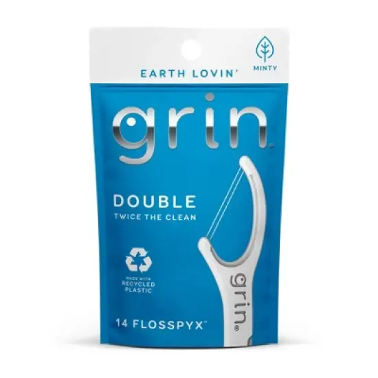 Grin Oral Care Double Floss Picks - Trial Size - 14ct image {8}