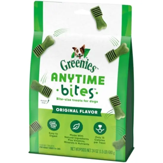 Greenies Anytime Bites Chicken Chews Dog Treats- All Stages image {3}