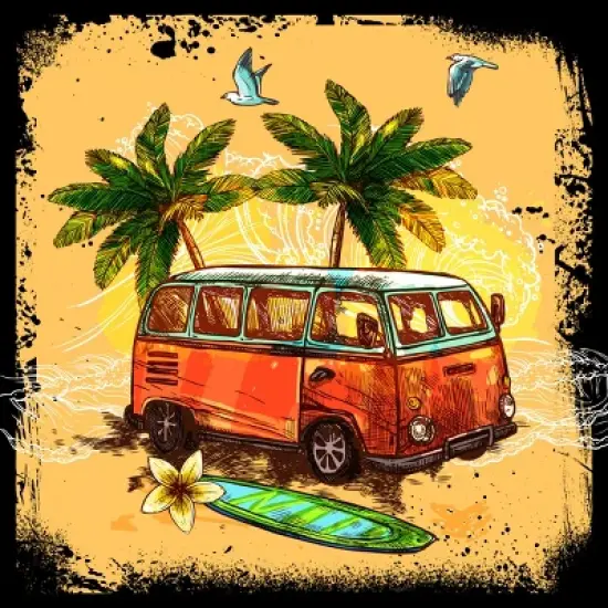 Men's Design By Humans This Is My Summer Mood By devicon69studio Tank Top image {1}