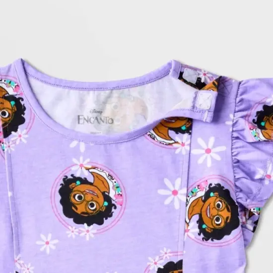 Girls' Disney Encanto Mirabel Adaptive Dress - Purple image {2}
