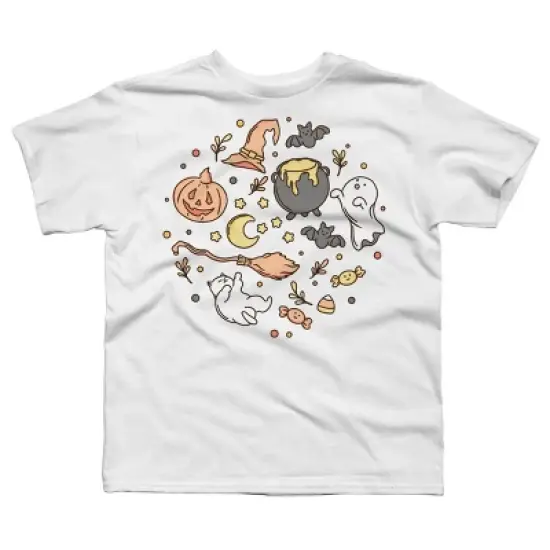 Boy's Design By Humans Halloween By kimprut T-Shirt image {2}