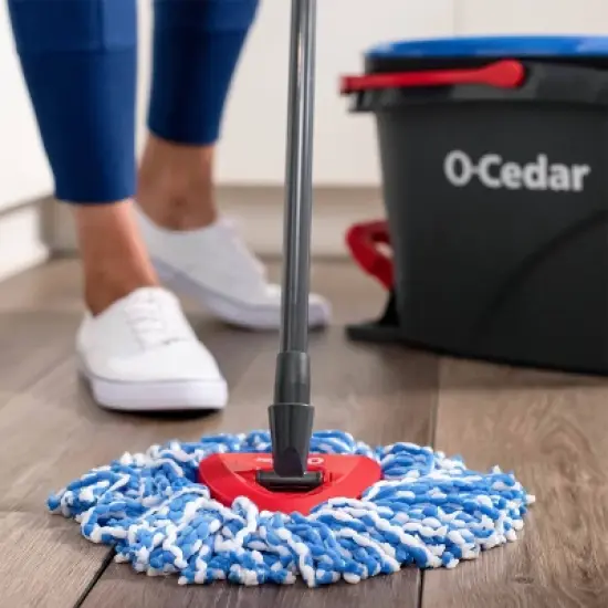 O-Cedar EasyWring RinseClean Spin Mop & Bucket System image {9}