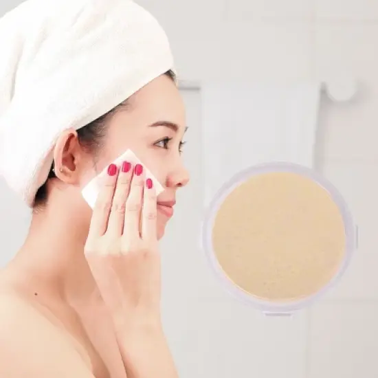 Unique Bargains Face Cleaning Compressed Sponge Facial Cleanser 20 Pcs image {2}