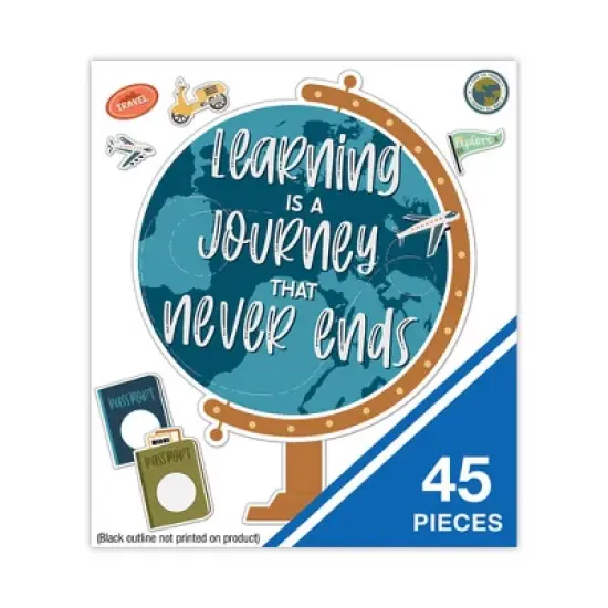 Carson-Dellosa Education Motivational Bulletin Board Set, Learning Is a Journey, 45 Pieces image {2}