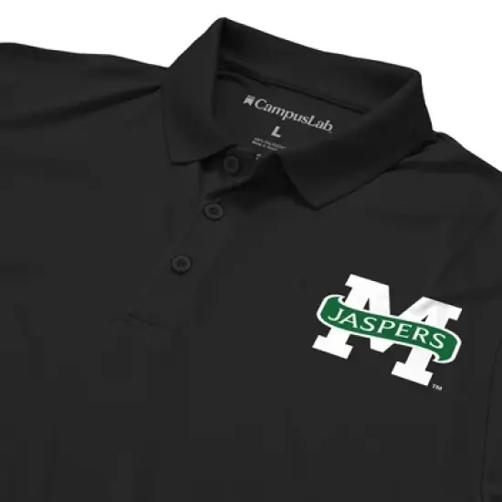 Men's Manhattan College Adult Polo Left Chest Logo image {3}