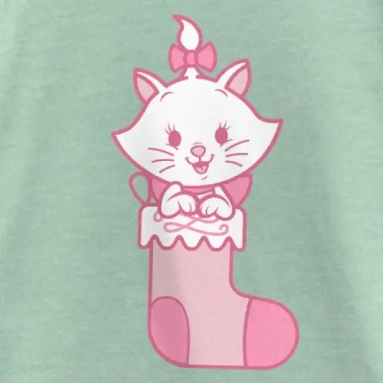 Girl's Aristocats Marie Christmas Stocking T-Shirt image {1}