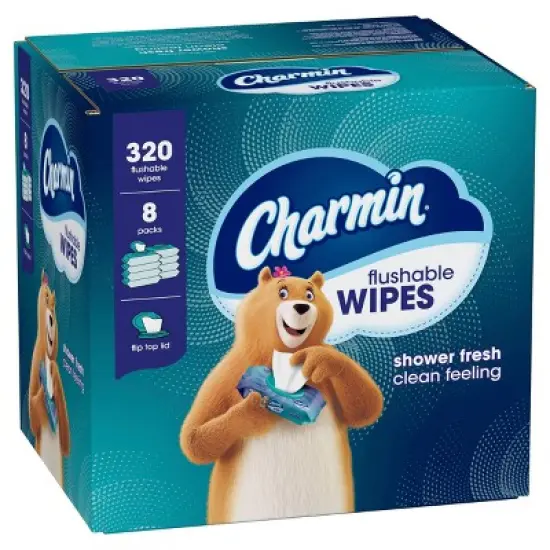 Charmin Flushable Wipes image {2}