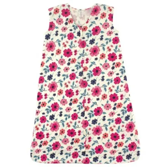 Touched by Nature Baby Girl Organic Cotton Sleeveless Wearable Sleeping Bag, Sack, Blanket, Garden Floral image {2}