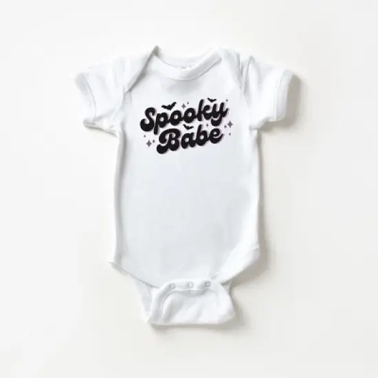 The Juniper Shop Spooky Babe Purple Baby Bodysuit image {3}