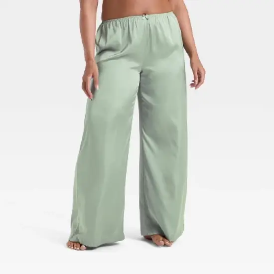 Women's Satin Pajama Pants - Auden&trade; image {3}