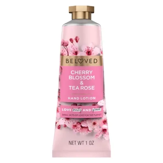 Beloved Cherry Blossom & Tea Rose Hand Lotion, Travel Size - 1oz image {10}