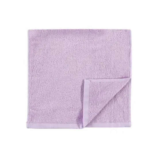 Hudson Baby Infant Girl Rayon from Bamboo Burpcloth 6pk, Pink Lilac, One Size image {7}