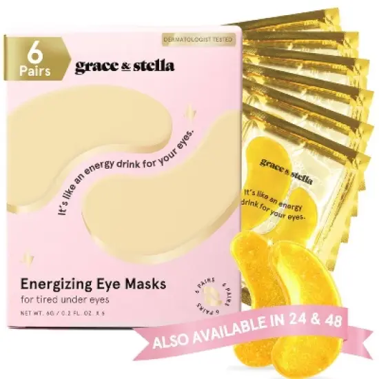 Grace & Stella Energizing Under Eye Mask - Gold image {6}