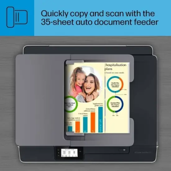 HP Smart Tank 651 Wireless All-In-One Color Refillable Supertank Printer, Scanner, Copier (7XV38A) image {13}