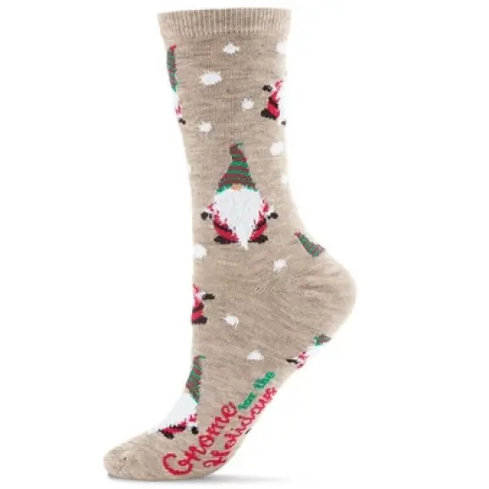 Memoi Gnome for the Holidays Crew Socks image {5}