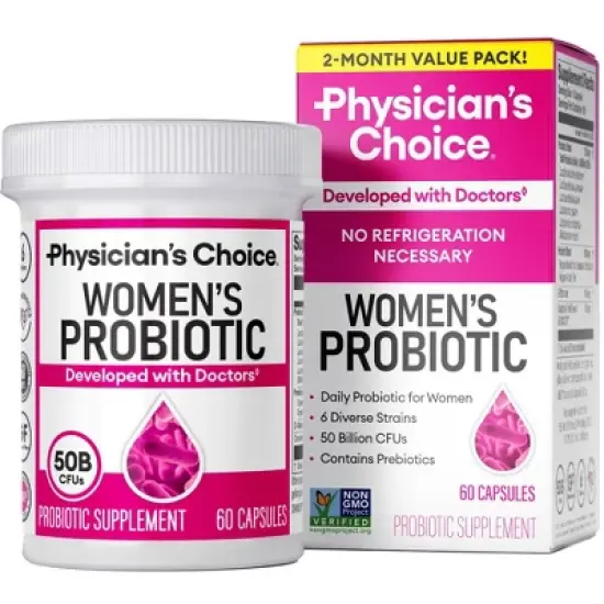 Physician's Choice 50 Billion CFU Women's Probiotic Capsules image {9}