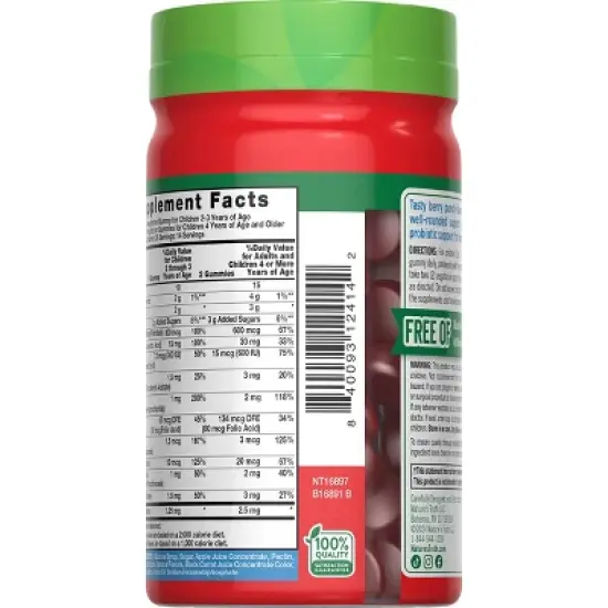 Nature's Truth Kids' Multivitamin + Probiotic Gummy - 28ct image {3}