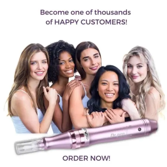 Dr. Pen Ultima Electric Derma Pen Stamp Auto MicroNeed1e Roller with 9 PCS Cartridges - M7-C image {6}