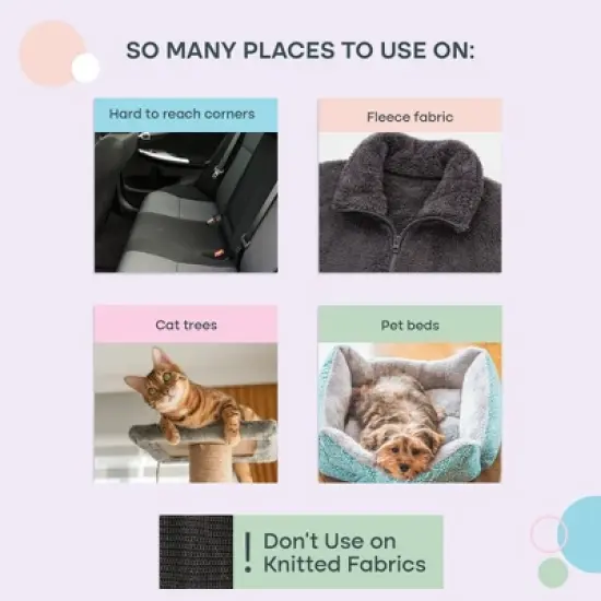 Uproot Clean Mini Dog and Cat Hair Clean Up Grooming Tools image {4}