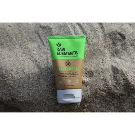 Raw Elements Face and Body Mineral Sunscreen Tube - SPF 30 - 3 fl oz image {20}