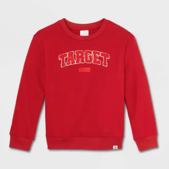Kids' Target Matching Family Sweatshirt - Wondershop&trade; Red image {3}