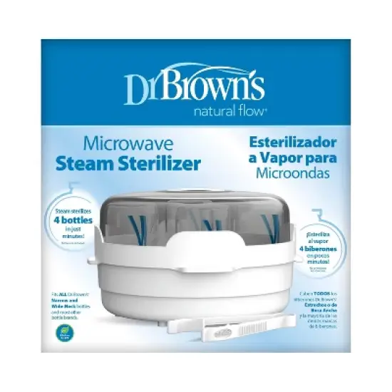 Dr. Brown's Microwave Steam Sterilizer for Baby Bottles image {3}