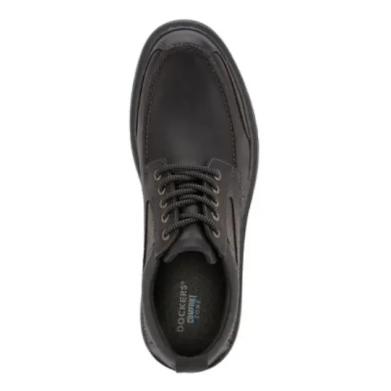Dockers Mens Overton Leather Rugged Casual Oxford Shoe with Stain Defender - Wide Widths Available image {1}