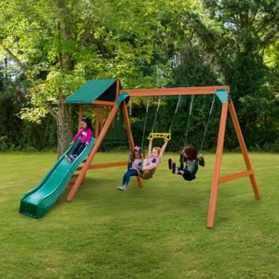Swing-N-Slide Ranger Plus Swing Set with Slide image {1}