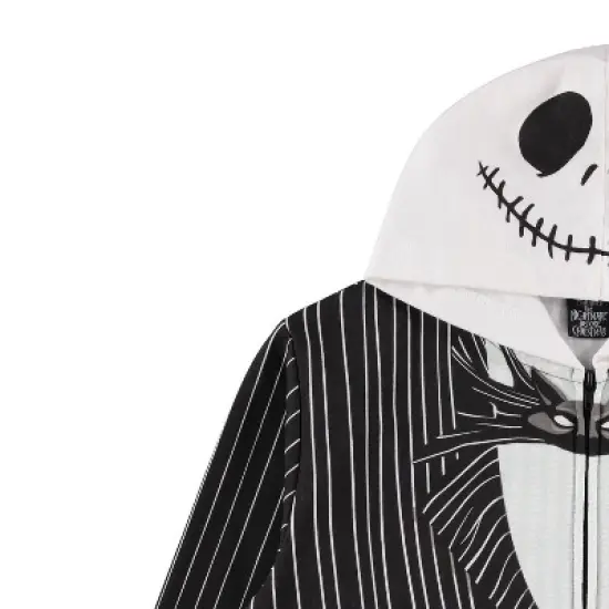 Boys Nightmare Before Christmas Hoodie - Nightmare Before Christmas Jack Skellington Cosplay Dress Up Costume Hoodie image {2}