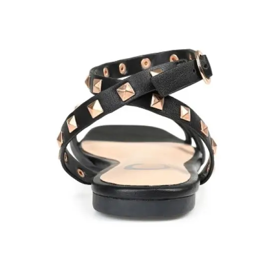 Journee Collection Womens Zendaya Tru Comfort Foam Ankle Strap Low Block Heel Sandals image {2}