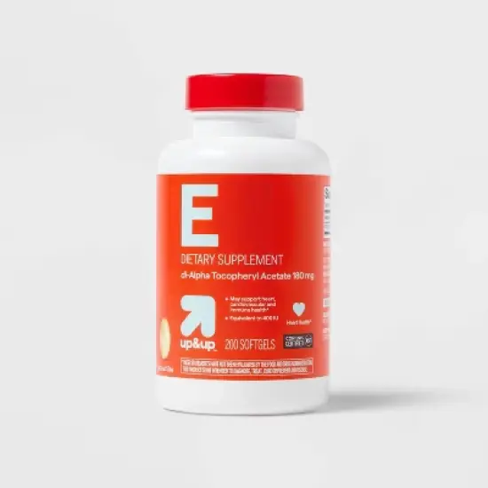 Vitamin E 180mg Supplement Softgels - 200ct - up&up&trade; image {4}