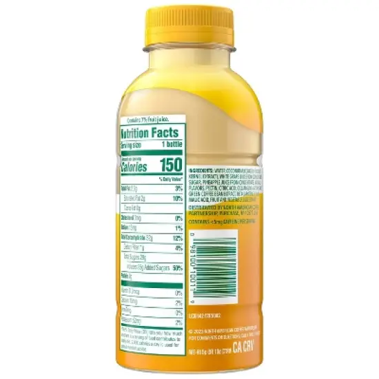 Starbucks Paradise Drink Pineapple Passionfruit + Coconut Milk - 14 fl oz Bottle image {2}