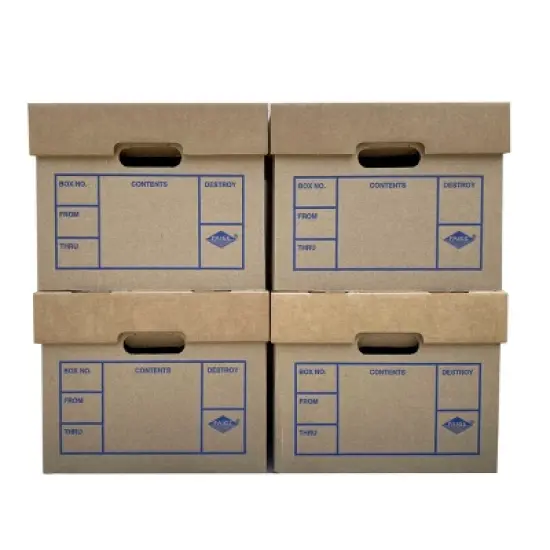UBMOVE File Moving Boxes 200# Strength, Small, 15 x 12 x 10 Inches, 6 Pack image {9}