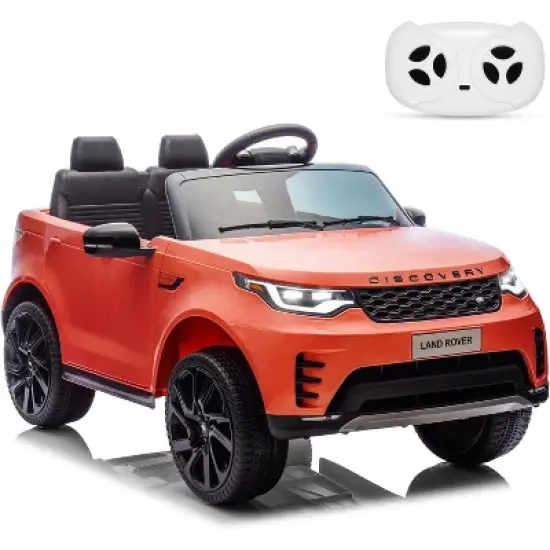 12V Kids Ride On Car with Remote Control, LED Lights, Music, 3 Speeds, Licensed Land Rover Velar Ride On Toy for Toddlers Ages 3+ image {13}