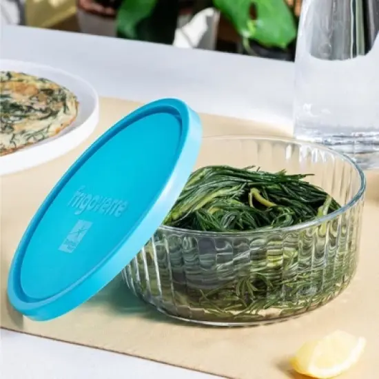 Bormioli Rocco Exclusiva Glass Bowl Set of 3 &ndash; 7", 6", 4.75" Stackable Serving Bowls &ndash; Decorative 3-Size - Dishwasher Safe, Light-Reflective image {5}