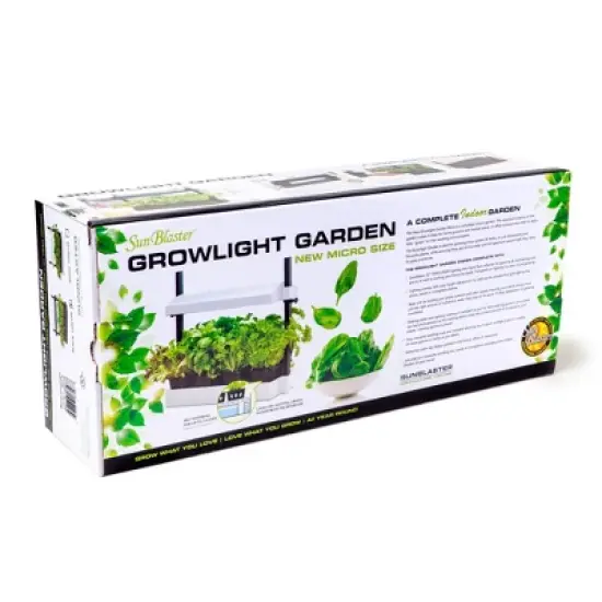 SunBlaster SL1600199 T5HO Micro T5 Grow Light Garden w/Reflector & 4 Seedling Trays for Flower, Herbs, and Veggie Seed Starting or Plant Propagation image {1}