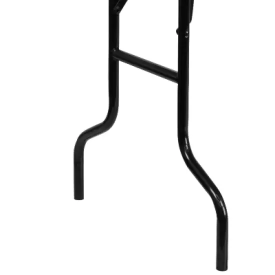 Flash Furniture 6-Foot Rectangular Wood Folding Banquet Table with Clear Coated Finished Top image {4}